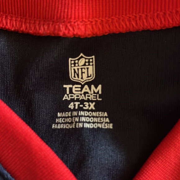 NFL Patriots kids unisex jersey shirt 4T - Picture 4 of 4